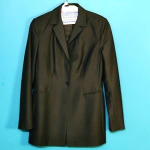 Rich brown long blazer